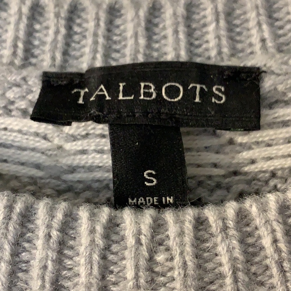 Talbots small lambs wool blend sweater. - Picture 3 of 5